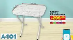 KATLANIR PİKNİK MASASI